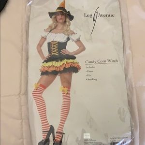 Candy Corn Witch Adult Costume